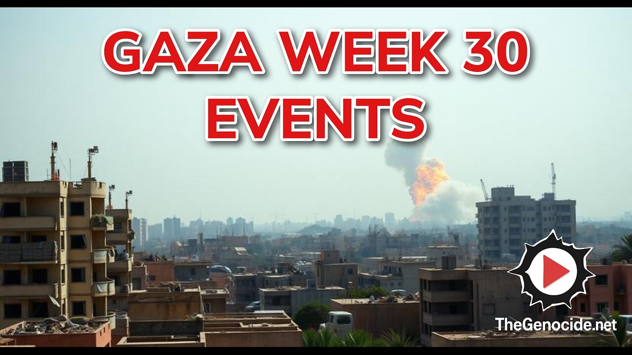 Gaza Week 30 Events Compilation